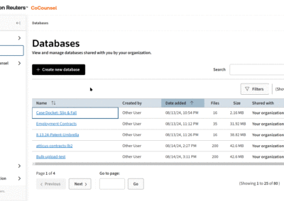 2. Create a database for your class