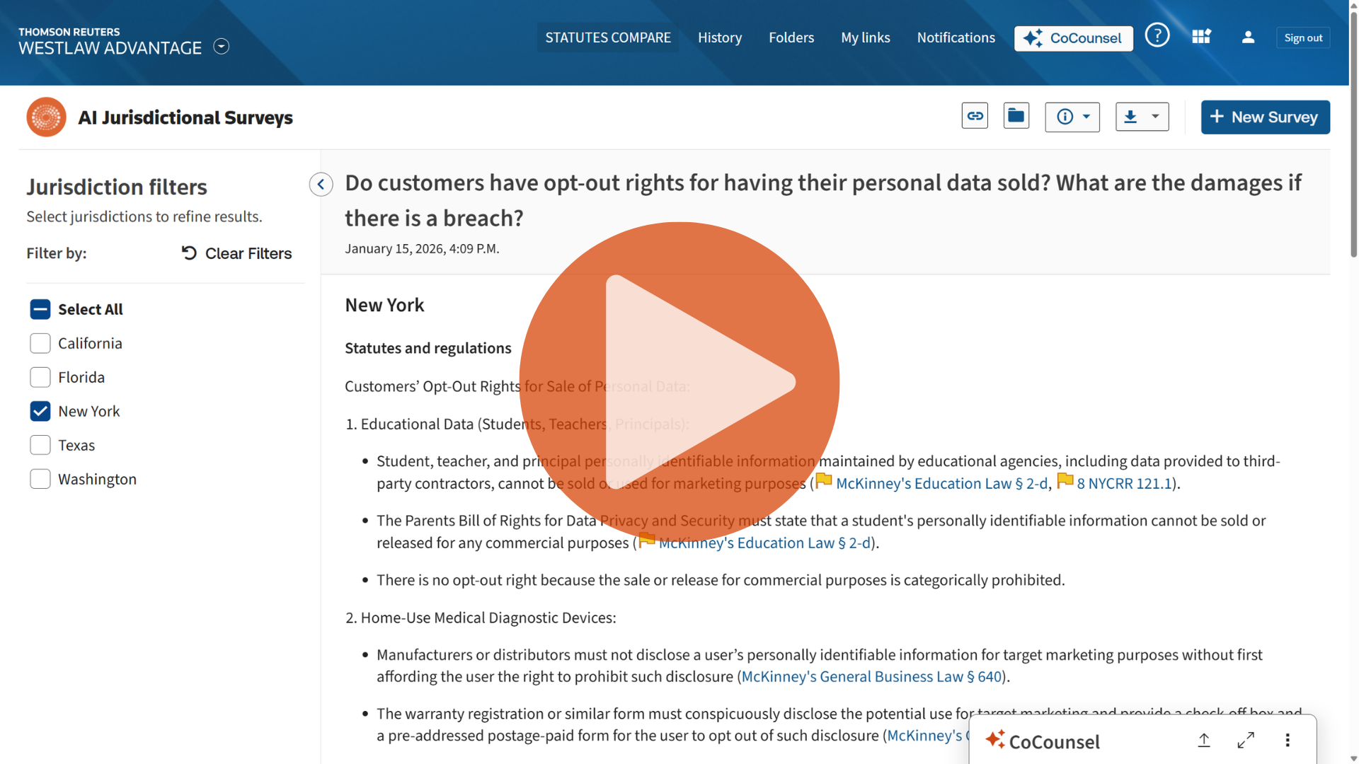 AI Jurisdictional Surveys